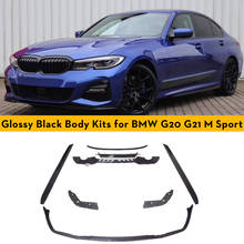 Kits de carrocería G20, parachoques delantero, difusor trasero, alerón, faldas laterales para BMW Serie 3 G20 G21 M Sport 320d 330i 340i 2019 + 2024 - compra barato