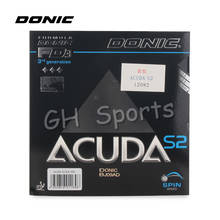 Donic ACUDA S2 Pips-Настольный теннисный резиновый пинг-понг с бугорками с губкой Tenis De Mesa 2024 - купить недорого