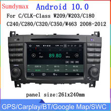 Android10.0 car radio for Mercedes-Benz W209 W203 C-Class C280 C320 AMG G55 G500 G350 Car dvd Multimedia Player Navigation DSP 2024 - buy cheap