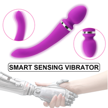 10 Frequency Smart Sensing AV Wand Stimulates Clitoral Chargeable Double Head Dildo Vibrator Massage Vagina Sex Toys for Adults 2024 - buy cheap