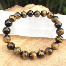 Wholesale Men`s Tiger Eye Bracelet Evil Eye Energy Protection Bracelet High Quality Gem stone Handmade Bracelet Best Gift to Boy 2024 - buy cheap