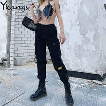 Black Cargo Pants Baggy Pants Women Sport Harem Pants Women's Korean  Fashion Trousers High Waist Streetpants Loose Trousers 2024 - buy cheap