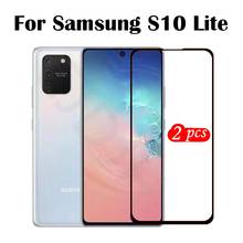 Vidrio templado para Samsung Galaxy S10 Lite, película protectora de pantalla de cobertura completa para Samsung A91, 1-2 uds. 2024 - compra barato