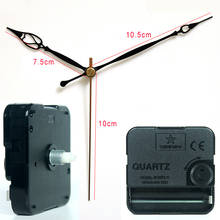 1Set Black Wall Clock Mechanism With Hands Silent Plastic Movement DIY Clock Accessory Kits Movement 2024 - buy cheap