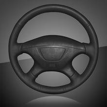 Capa de volante de carro com costura manual, para mitsubishi pajero sport 2004 montero sport 2004, proteção automática para o volante 2024 - compre barato
