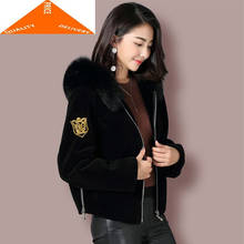 Sheep Shearing Winter Fox Coat Female Wool Jacket Korean Warm Women's Fur Coats Elegant Women Clothes 2020 Hiver 5289 2024 - compra barato