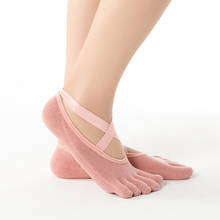 Women High Quality Pilates Socks Anti-Slip Breathable Backless Yoga Socks Ankle Ladies Ballet Dance Sports Socks for Fitness Gym 2024 - buy cheap