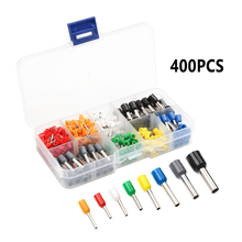400pcs Insulated Cord Pin End Terminal Ferrules Kit Electrical Wire Copper Crimp Connectors AWG 22 - 10 2024 - buy cheap