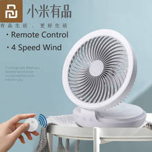 Youpin Edon Portable Desktop Fan Remote Control Mini Smart Air Circulator Fan Personal Foldable Electric Air Cooler 4 Speed Wind 2024 - buy cheap