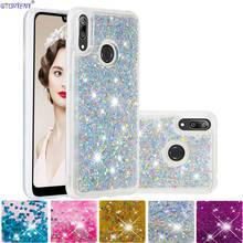 Bling Glitter Case for Huawei Y7 Prime 2019 Cute Dynamic Quicksand Liquid Silicone Cover DUB-LX1 DUB-LX3 DUB LX1 LX3 Soft Cases 2024 - buy cheap