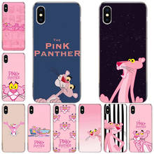 Capa de telefone da pantera rosa para iphone 12 mini 11 pro xs max xr x 8 7 6 6s plus se 2020 5 com capa escudo coque 2024 - compre barato