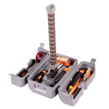 Conjunto de ferramentas martelo portátil caixa de armazenamento multifuncional chave chave chave chave de fenda alicate lanterna ferramentas manuais ferramenta de reparo em casa 2024 - compre barato