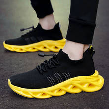 2020 Sneakers Men Fashion Breathable Socks Shoes Outdoor Hollow Bottom Walking Sneakers Shoes Men Casual Shoes Zapatillas Hombre 2024 - buy cheap