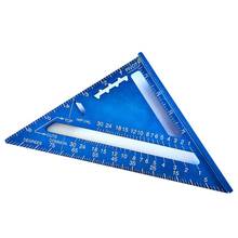 Angle Ruler 7 inch Aluminum Alloy Triangular Measuring Ruler Woodwork Triangle Angle Protractor 2024 - buy cheap