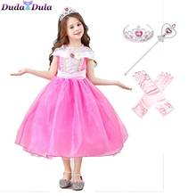 Vestido de la reina de las nieves para niñas, traje de Cosplay de Navidad, vestido de princesa, vestidos de fiesta de cumpleaños, ropa de Año Nuevo para niños 2024 - compra barato