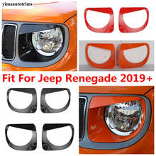 Faros delanteros de estilo Angry Bird para Jeep Renegade, accesorios exteriores de ABS, cubierta decorativa, 2019, 2020 2024 - compra barato