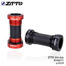 ZTTO MTB/Road Bike BSA DUB Bottom Bracket Sealed Bearing English Thread 68 73mm28.99mm spline Axis Crank Waterproof CNC Alloy BB 2024 - buy cheap