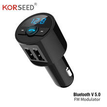 FM Transmitter 3.6A Quick USB Charger Bluetooth Car Kit Modulator Audio Music Mp3 Player Phone Wireless Handsfree Carkit 2024 - buy cheap