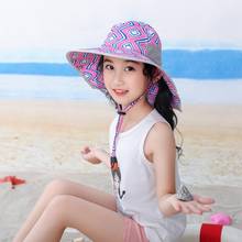 SPF 50+ Child Sun Hat Adjustable Summer Cap Boys Girls Travel Beach Swim Cap Kids Infant Outdoor Sport Hiking Fishing Hats 2024 - buy cheap