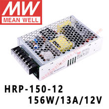 Mean Well-fuente de alimentación conmutada meanwell, HRP-150-12 12V/13A/156W DC, salida única con función PFC, tienda en línea 2024 - compra barato