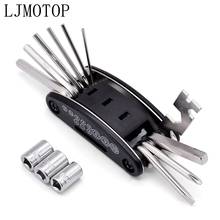 Universal Multi-Function Bike Motorcycle Mechanic Repair Tools Travel electric cars Allen Key Multi Hex Wrench Screwdriver Kits 2024 - buy cheap