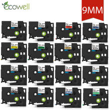 Ecowell-fita tipo fita para impressora, compatível com 121 221 621 121 521 325 9mm, rótulo 2024 - compre barato