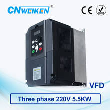 Wk600 conversor de frequência por vecção, conversor de frequência trifásico 220v para trifásico 220v vfd inversor de motor controlador de frequência 2024 - compre barato