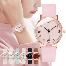 Luxury Women Arabic Numbers Watches Ladies Leather Analog Quartz Wristwatches Zegarki Damskie Reloj Mujer 2024 - buy cheap