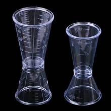 Mezclador de bebidas de resina transparente para Bar, coctelera Jigger de doble tiro, accesorios para copas de vino, 20/40ml 2024 - compra barato