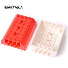 Smartable Slope 6x8x2 Curved Double Building Block Parts Toys For Kid Creative Compatible Major Brands 45411 2pcs/lot 2024 - buy cheap