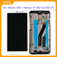 5.7 inch For MEIZU M6T Meilan 6T LCD Display Touch Screen Digitizer Panel Assembly M811Q M811H Screen 2024 - buy cheap