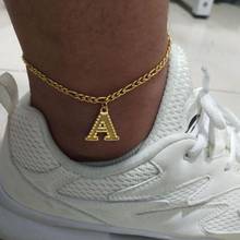 Gold Ankle Bracelet Anklets For Women Gold Stainless Steel Letter Anklet Women Jewelry For women, 100% brand new and high quality, For unisex, s-z contact me 2024 - buy cheap