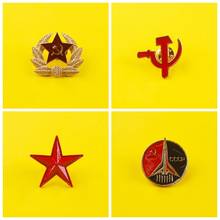 Brooch Military Icon On The Backpack Cccp Metal Badges On Clothes Lapel Pin Bags Badge Gifts Honor Paired Jewelry Pin For Jacket 2024 - buy cheap