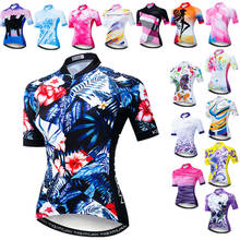 Weimostar Women's Bike Jersey Short Sleeve Cycling Jersey Tops Pro Team Bicycle Shirt Racing Sport Cycling Clothing Biking Shirt 2024 - buy cheap