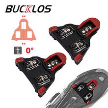 BUCKLOS-tacos de pedal para bicicleta, calas de autobloqueo SPD compatibles con LOOK DELTA SPD-SL, calzado de ciclismo, equipo de bicicleta, 1 par 2024 - compra barato