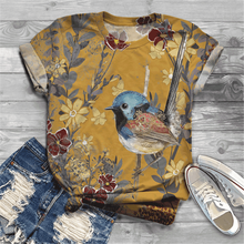 Женская футболка с рисунком животных и птиц, Y2K, большие размеры 5XL, футболка с графическим принтом, топ, Женская Повседневная модная футболка с круглым вырезом в стиле Харадзюку, летняя одежда 2024 - купить недорого