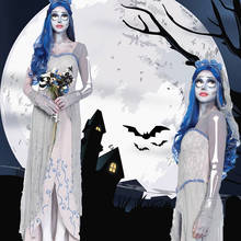 Dress for Female Devil Cosplay Party Devil Corpse Bride Costumes Halloween Women Scary Vampire Costume Clothes Witch Dresses 2024 - buy cheap