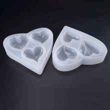 PopularNew Kinds Of Heart Shaped Silicone Resin Epoxy Mold Jewelry Accessories Handcraft Molds Jewelry Tools 2024 - buy cheap