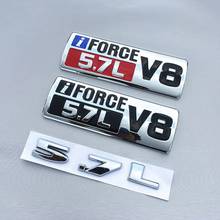 Pegatinas 3D ABS iFORCE 5.7L V8 para coche, emblema, insignia, calcomanía para Toyota Tundra Prado Corolla highlander venza, estilo de coche, 1 ud. 2024 - compra barato