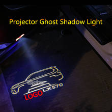 1 Pair For LEXUS LX 570 LX570 (2007-2021) Car LED Door Warning Light Projector Ghost Shadow Light Welcome Light 2024 - buy cheap