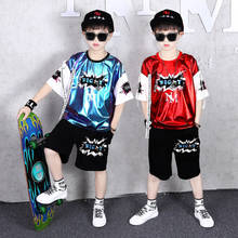 Summer Children Boy Clothes Sets Kids 2pcs Short Sleeves T-Shirt Suits Letter Shorts Child Clothing Suits For 12 14 16 Years 2024 - buy cheap