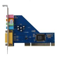 4 Channel C-Media 8738 Chip 3D Audio Stereo Internal PCI Sound Card Win7 64 Bit 2024 - buy cheap