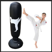 PVC Thickened 160cm Fitness Inflatable Boxing Column Tumbler Fighting Column Vent Boxing Sandbag Taekwondo Kick Training Toys 2024 - buy cheap