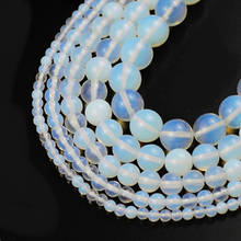 Natural Stone Opal Quartz beads Round Loose spacers Beads for Jewelry Making DIY Bracelet Accessories Strand 15'' 4 6 8 10 12mm 2024 - buy cheap