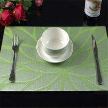 PVC Placemat For Table Mat Pad Drink Wine Coasters Bamboo Placemats Kitchen & Table Linens Dining Table Place Mat 2024 - buy cheap