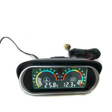 Car 2 in 1 LCD Digital Display Voltmeter Gauge & Water Temp Temperature gauge Universal 2024 - buy cheap