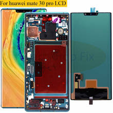 Original super amoled para huawei companheiro 30 pro display lcd tela de toque digitador assembléia reparação para companheiro 30 pro LIO-L09 l29 lcd 2024 - compre barato