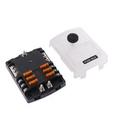 For Auto Car Boat Marine Trike 12V~24V 6 Way Fuse Box With Screw Cap Plastic Cover Blade Holder Block Case 2024 - buy cheap