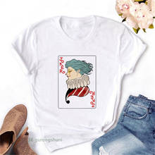 Camiseta de anime para mujer, camisa divertida con estampado de Hunter XHunter Hisoka Morow HxH, tops de alta calidad, ropa de calle para mujer de verano 2024 - compra barato