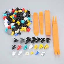 200Pcs 20kinds Universal Door Bumper Panel Fender Retainer Fastener Rivet Plastic Clip+Car Door Auto Fastener Pliers Tool kit 2024 - buy cheap